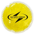 Yellow Round Hot/ Cold Pack with Gel Beads